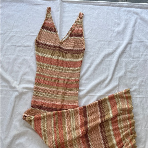 Lush Dresses & Skirts - Lush Knit Striped Knit Maxi Dress